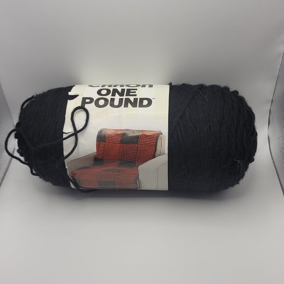 Caron One Pound Yarn (NWT) Color Black. 16 0z - Picture 5 of 6